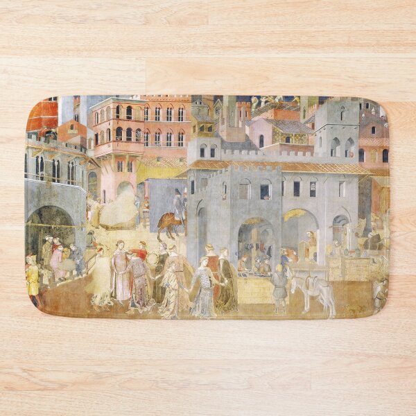 Item preview, Ambrogio Lorenzetti - Effects of Good Government in the city designed and sold by Pidlimaja.