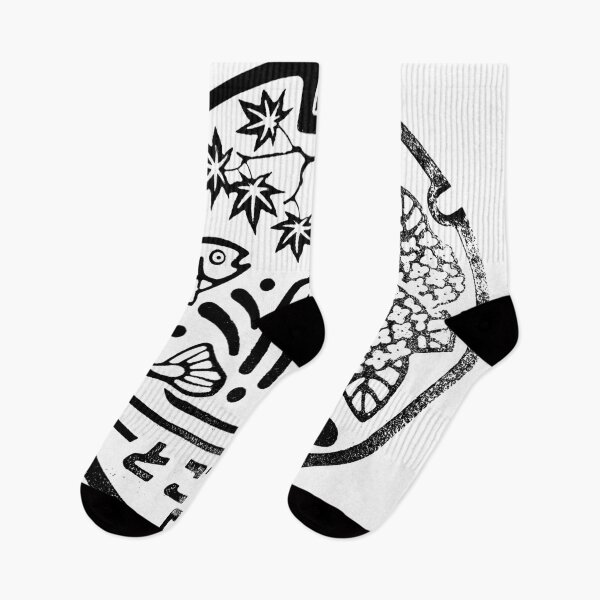 Item preview, Fish jumping in stream depicted on manhole in Japan - Black designed and sold by mattraski.