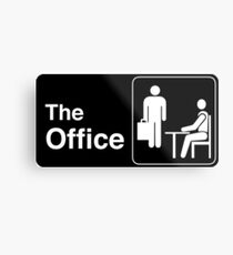 The Office TV Show Logo Metal Print