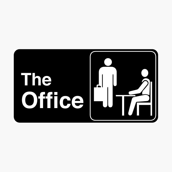 The Office TV Show Logo Photographic Print