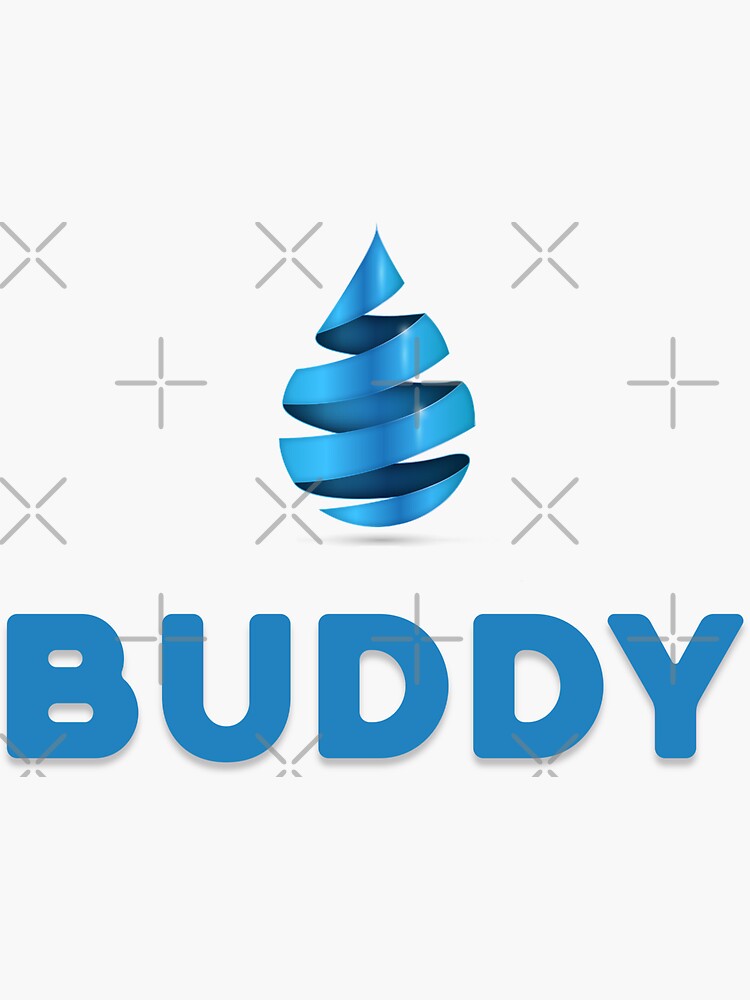 "DRIP BUDDY" Sticker for Sale by ByLilli Redbubble