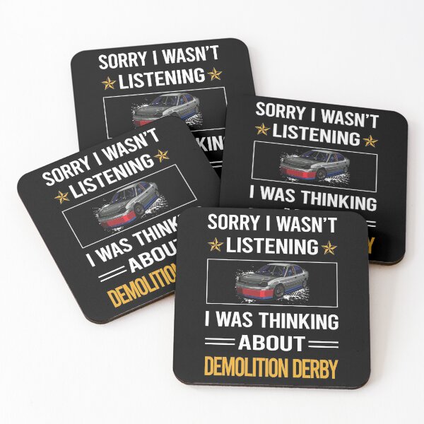 Item preview, Funny Listening Demolition Derby designed and sold by fatherbarliman.