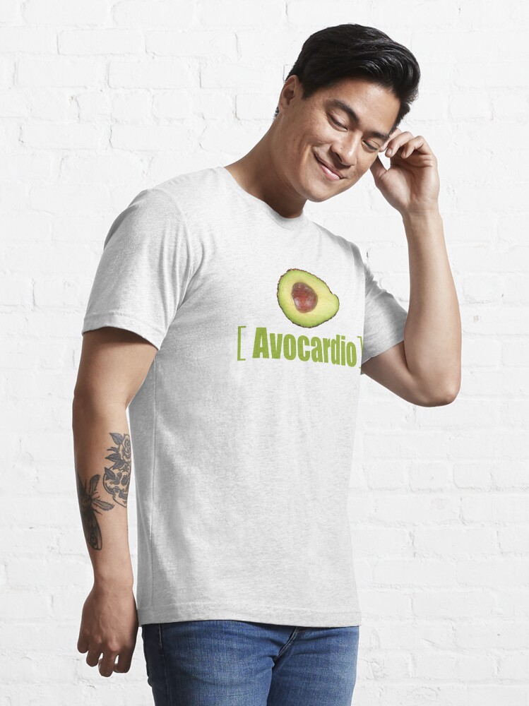 Avocado Cardio Avocardio Photo Vegetable Illustrated Pun for