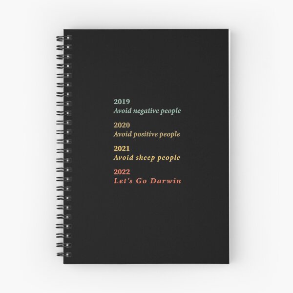 Item preview,  2019 avoid negative people, 2020 avoid positive people, 2021 Avoid sheep people, 2022 Let's Go Darwin vintage designed and sold by midodesign20.