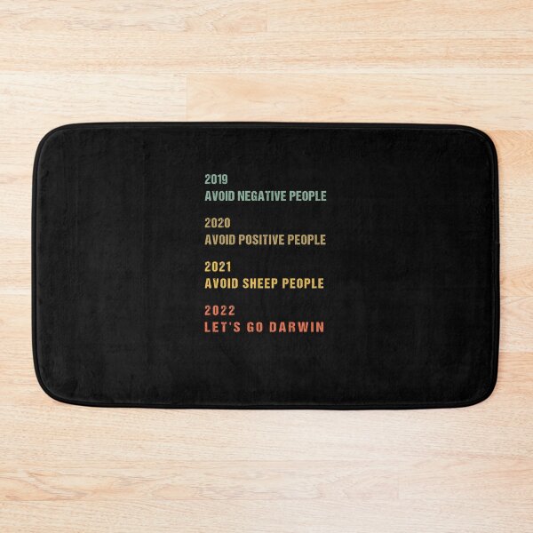 Item preview, 2019 avoid negative people, 2020 avoid positive people, 2021 Avoid sheep people, 2022 Let's Go Darwin vintage designed and sold by midodesign20.