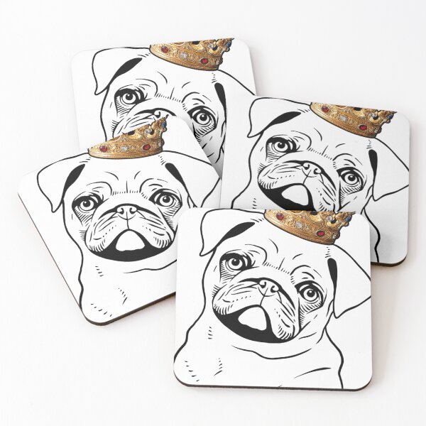 Item preview, Pug Dog Wearing Crown Sweatshirt designed and sold by kimngw.