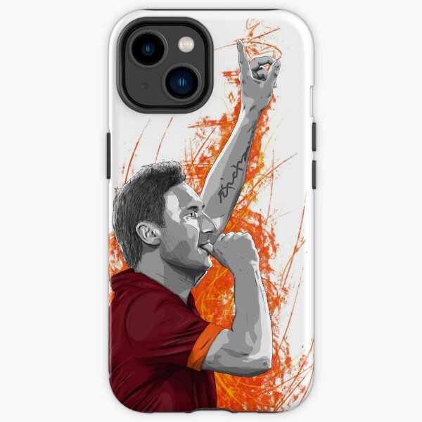 Francesco Totti - AS Roma Fußball-Kunstwerk iPhone Robuste Hülle