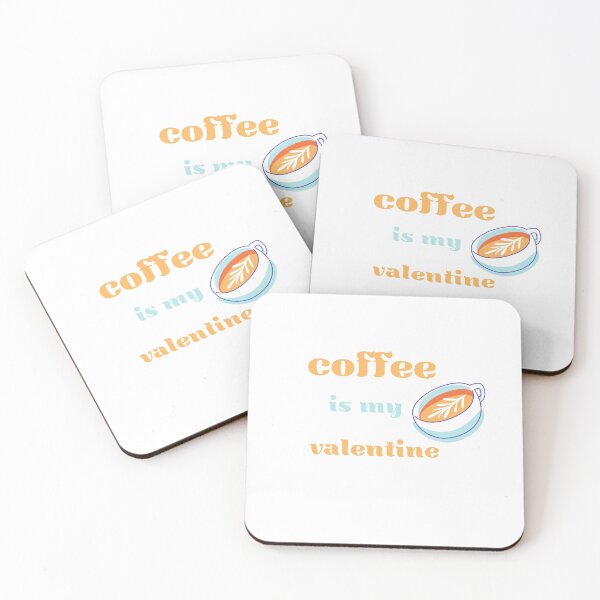 Item preview, Coffee Is My Valentine Classic T-Shirt Essential T-Shirt designed and sold by Issa ★★★★★.