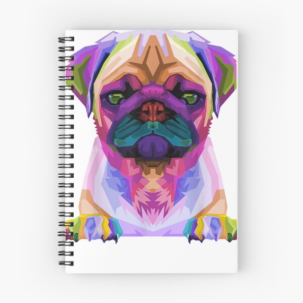 Item preview, Pug Pop Art Colorful Portrait Carlino for Dog Lovers designed and sold by kimngw.