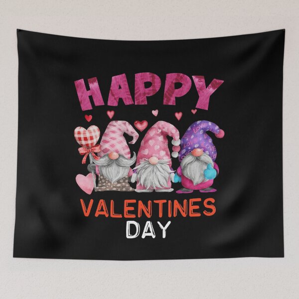 Item preview, Happy Valentine's Day Three Gnome Heart For Women and Men designed and sold by Raminovitch.