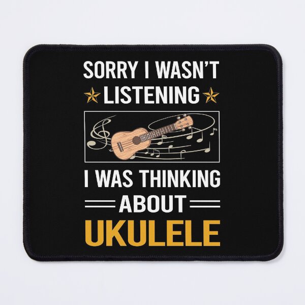Item preview, Funny Listening Ukulele designed and sold by jiggleterrified.