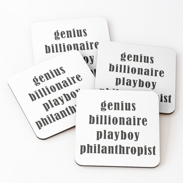 Item preview, genius, billionaire, playboy, philanthropist designed and sold by Theodor Mint.