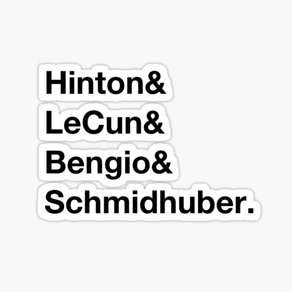 Including Schmidhuber Sticker