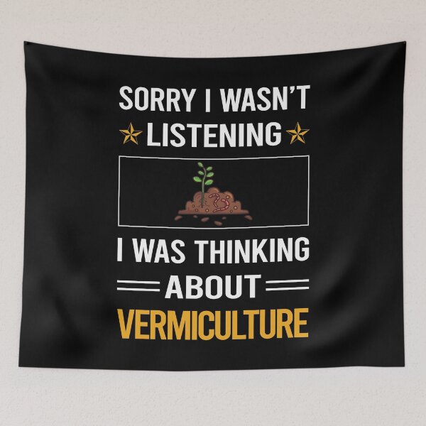 Item preview, Funny Listening Vermiculture Worm Farming Farmer Vermicompost Vermicomposting designed and sold by jiggleterrified.