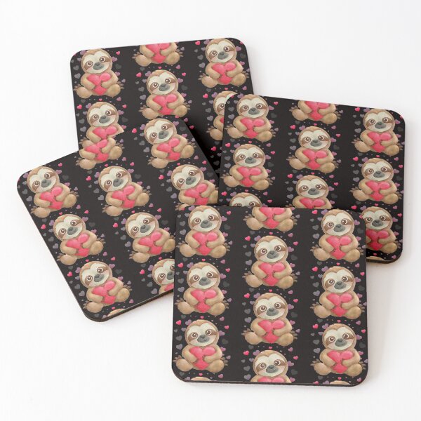Item preview, Sloth Valentine's Day Gifts for Kids Girls Women Heart lovers animals designed and sold by Dadya.