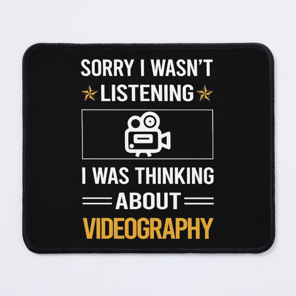 Item preview, Funny Listening Videography Videographer designed and sold by jiggleterrified.