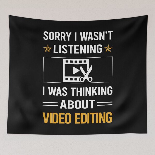 Item preview, Funny Listening Video Editing Editor designed and sold by jiggleterrified.