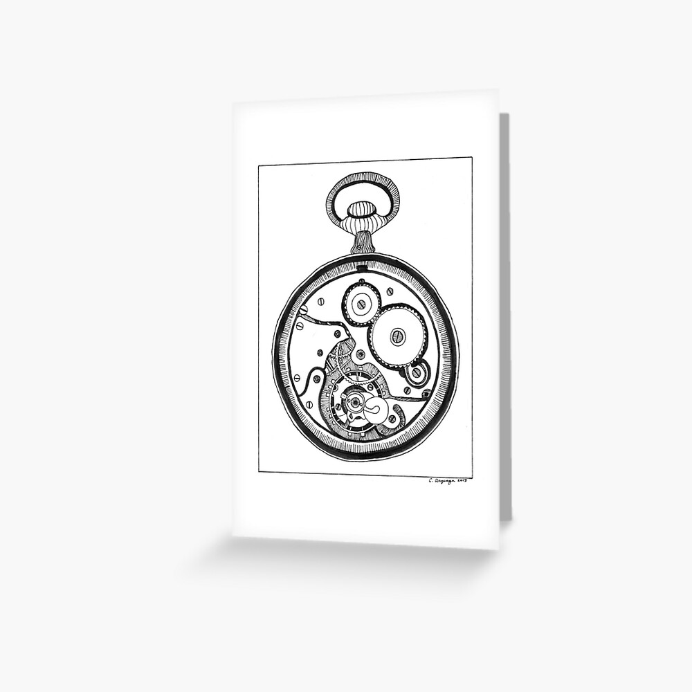 Clockwork Greeting Card