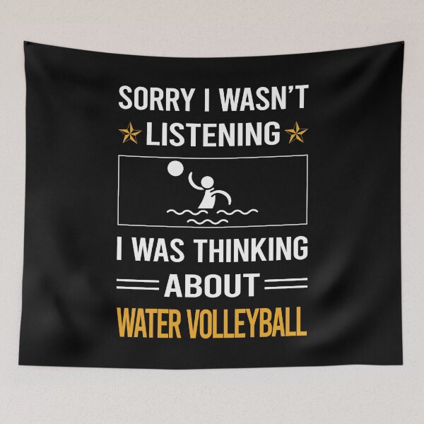Item preview, Funny Listening Water Volleyball designed and sold by jiggleterrified.