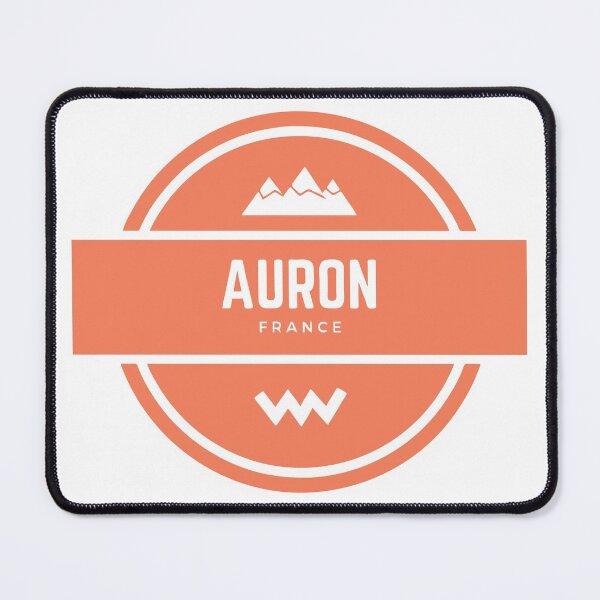 Item preview, Auron in Mercantour, Alpes Maritimes, Provence Alpe Cote d'Azur, France, Europe - Mountain Hiking Snowboard Ski Resort Vintage Logo designed and sold by Vintage-TM.