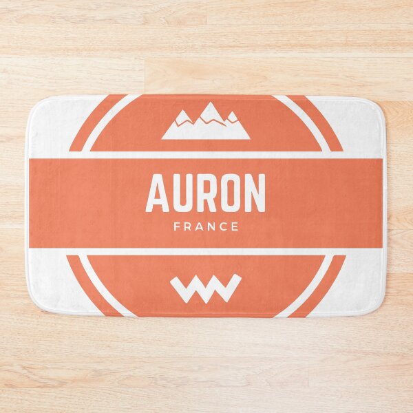Item preview, Auron in Mercantour, Alpes Maritimes, Provence Alpe Cote d'Azur, France, Europe - Mountain Hiking Snowboard Ski Resort Vintage Logo designed and sold by Vintage-TM.