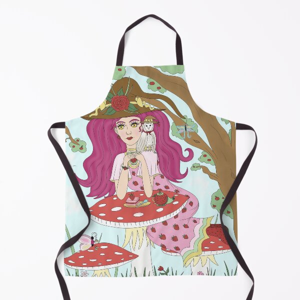 Item preview, Mushroom Tea Party Witch designed and sold by drawwithren.