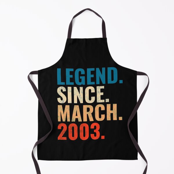 Item preview, Legend Since March 2003 Retro Vintage designed and sold by Teelogic.