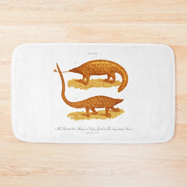 Item preview, Antique Georgian 19th Century Engraving illustration lizard pangolin print designed and sold by CoreImaging.