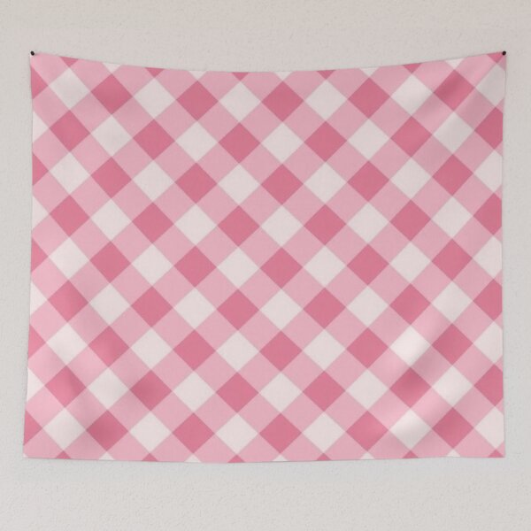 Item preview, ~ pink gingham ~ designed and sold by aurealia designs.