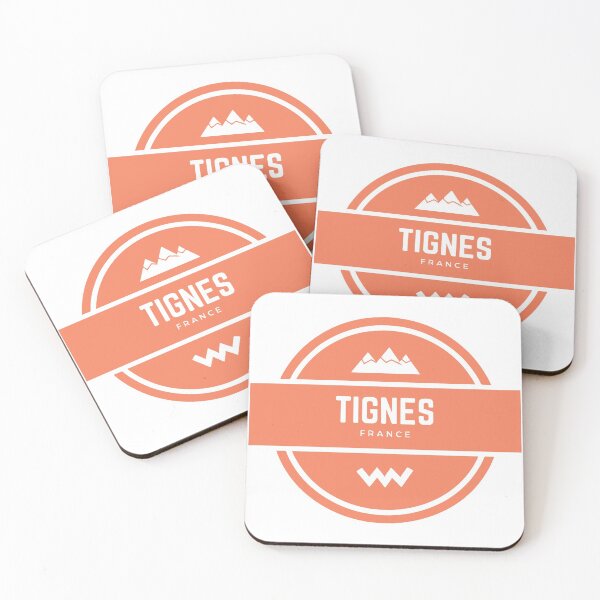 Item preview, Tignes in Vanoise, Haute-Tarentaise, Savoie, Auvergne Rhone Alpes, France, Europe - Mountain Hiking Snowboard Ski Resort Vintage Logo designed and sold by Vintage-TM.