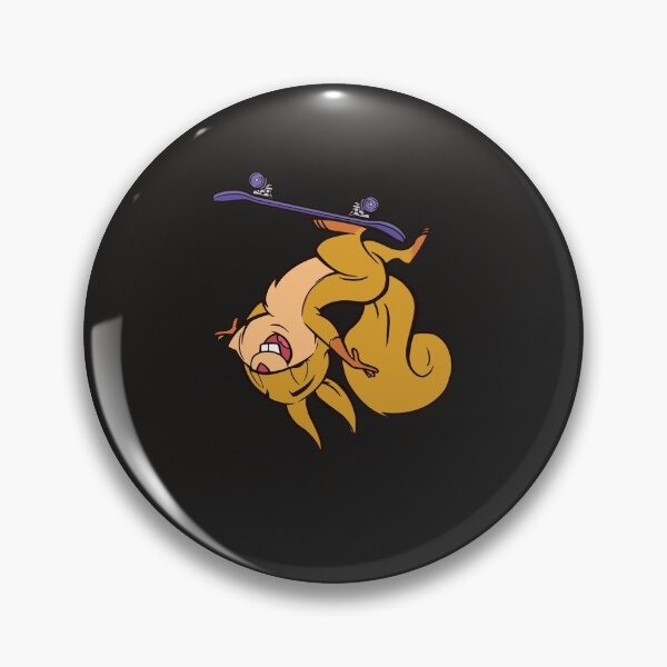 Artikelvorschau, Lustiges Eichhörnchen fährt Skateboard Geschenk Sticker entworfen und verkauft von torstensauer.