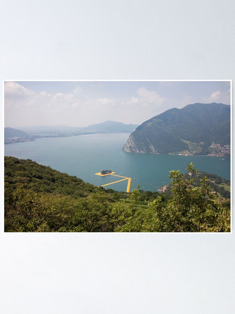 Floating Piers Poster By Sinastraub Redbubble