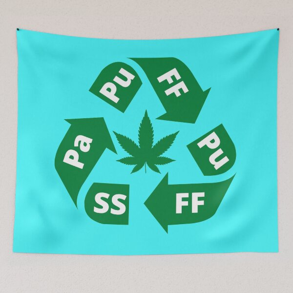 Item preview, Puff Puff Pass Weed Art Design designed and sold by Tshepomuza.