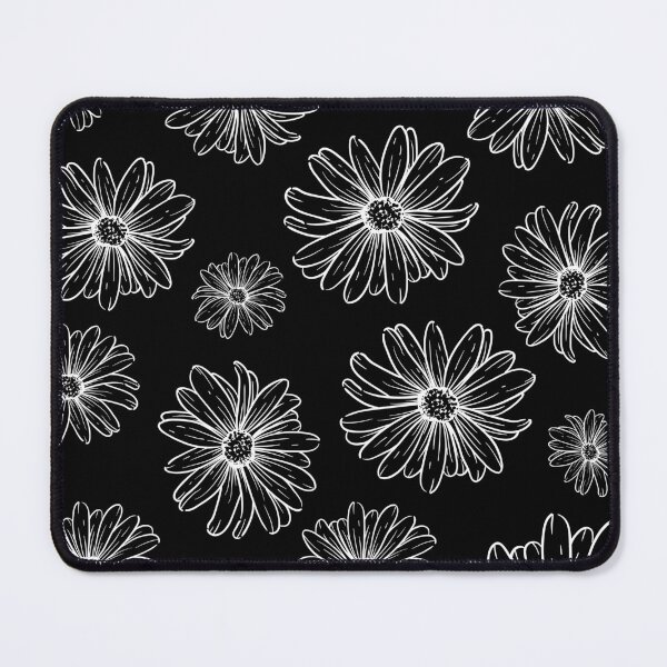 Item preview, Dainty Black and White Florals designed and sold by PeachyLitchi.