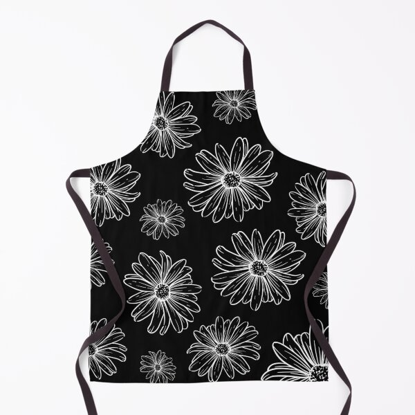Item preview, Dainty Black and White Florals designed and sold by PeachyLitchi.