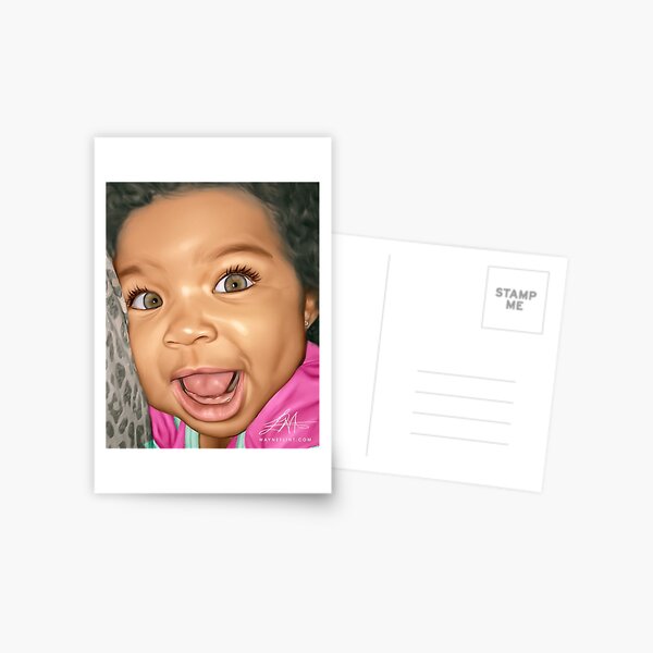 Beautiful Black Baby #2 Postcard