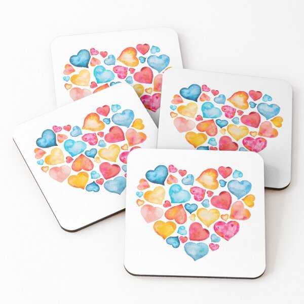 Item preview, Colorful heart valentines day designed and sold by AHthatIsNice.