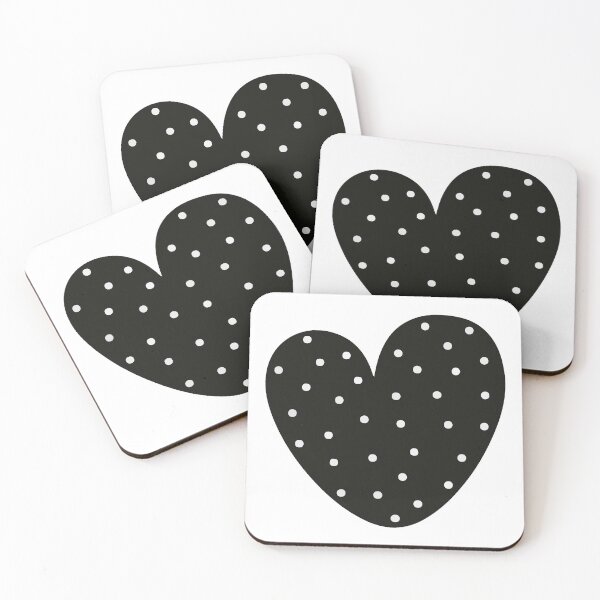 Item preview, Polka Dot Heart Valentines Day designed and sold by bikutumutluluk.