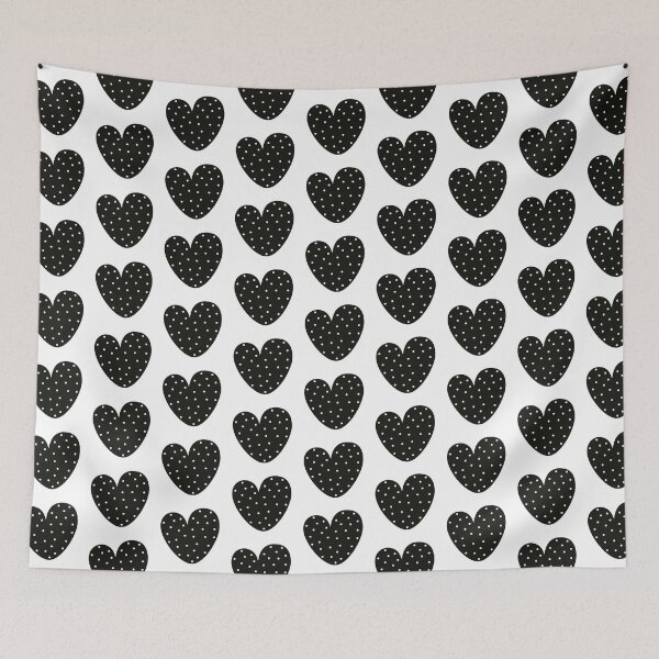 Item preview, Polka Dot Heart Valentines Day designed and sold by bikutumutluluk.