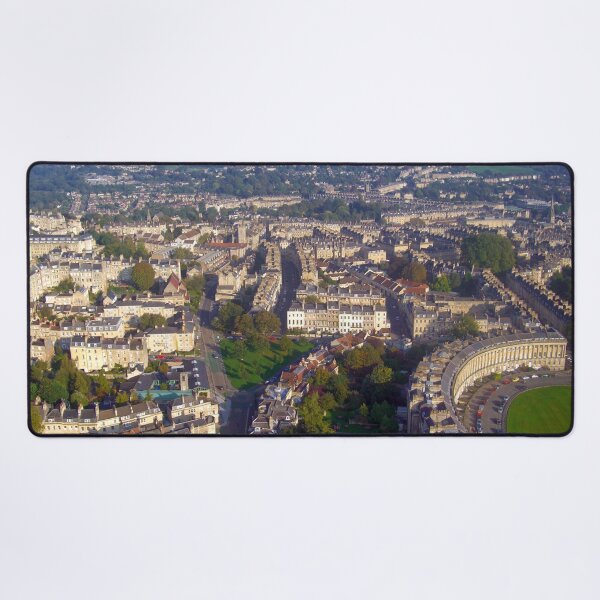 Item preview, Aerial Image of Bath, Somerset, UK designed and sold by FOLK ART FUSION.