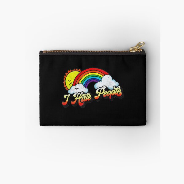 Item preview, I Hate People Funny Antisocial Distressed Vintage Rainbow designed and sold by anthonymark14.