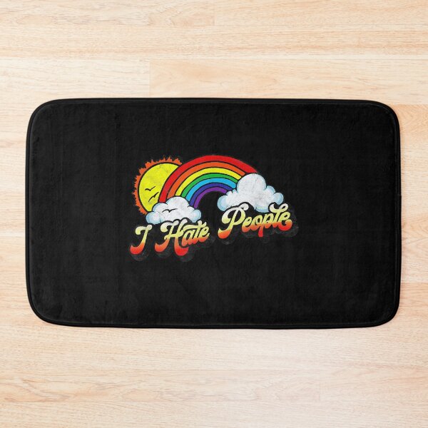 Item preview, I Hate People Funny Antisocial Distressed Vintage Rainbow designed and sold by anthonymark14.