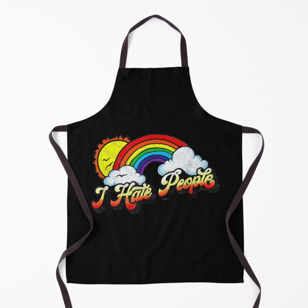 Item preview, I Hate People Funny Antisocial Distressed Vintage Rainbow designed and sold by anthonymark14.