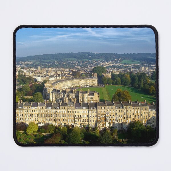 Item preview, Marlborough Buildings - Aerial Image of Bath, Somerset, UK designed and sold by FOLK ART FUSION.