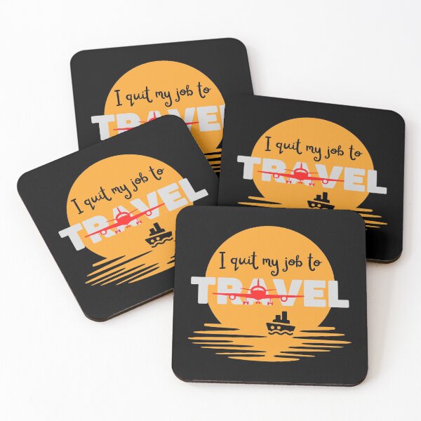 Item preview, Quit my job to travel. designed and sold by JockArts.
