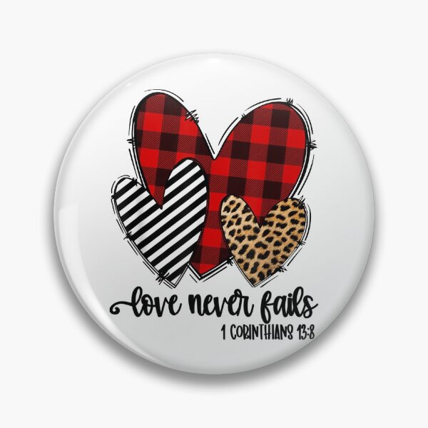 Item preview, Leopard & Plaid Print Heart Valentine Gifts Love Never Fails designed and sold by lytainhan89.