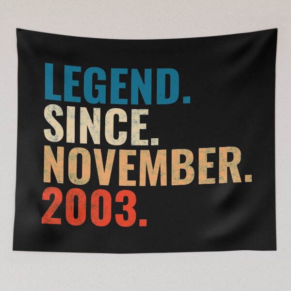 Item preview, Legend Since November 2003 Retro Vintage designed and sold by Teelogic.