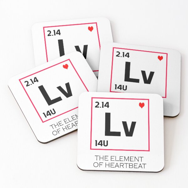 Item preview, Chemist's Valentine design - The Element of Heartbeat  designed and sold by asprse.