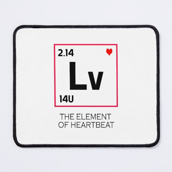 Item preview, Chemist's Valentine design - The Element of Heartbeat designed and sold by asprse.