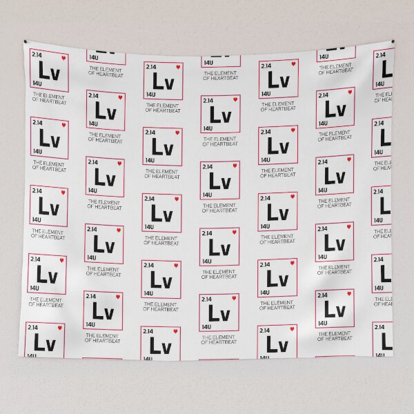 Item preview, Chemist's Valentine design - The Element of Heartbeat  designed and sold by asprse.